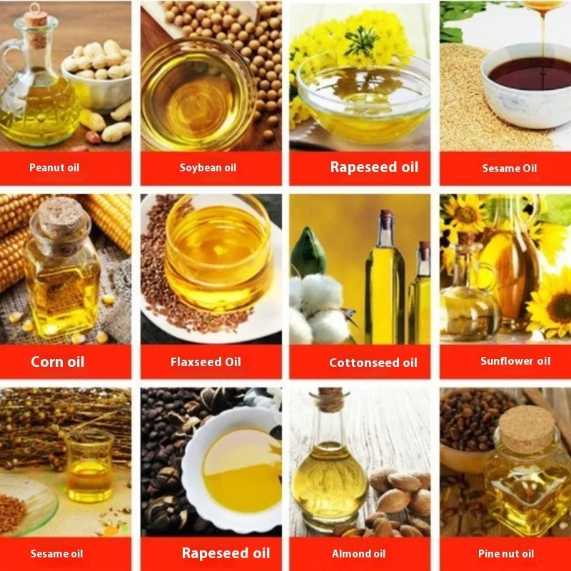 Commercial Fully Automatic Large Peanut, Soybean Oil, Sesame, Rapeseed, Small Spiral Oil Press, Medium-sized Oil Mill