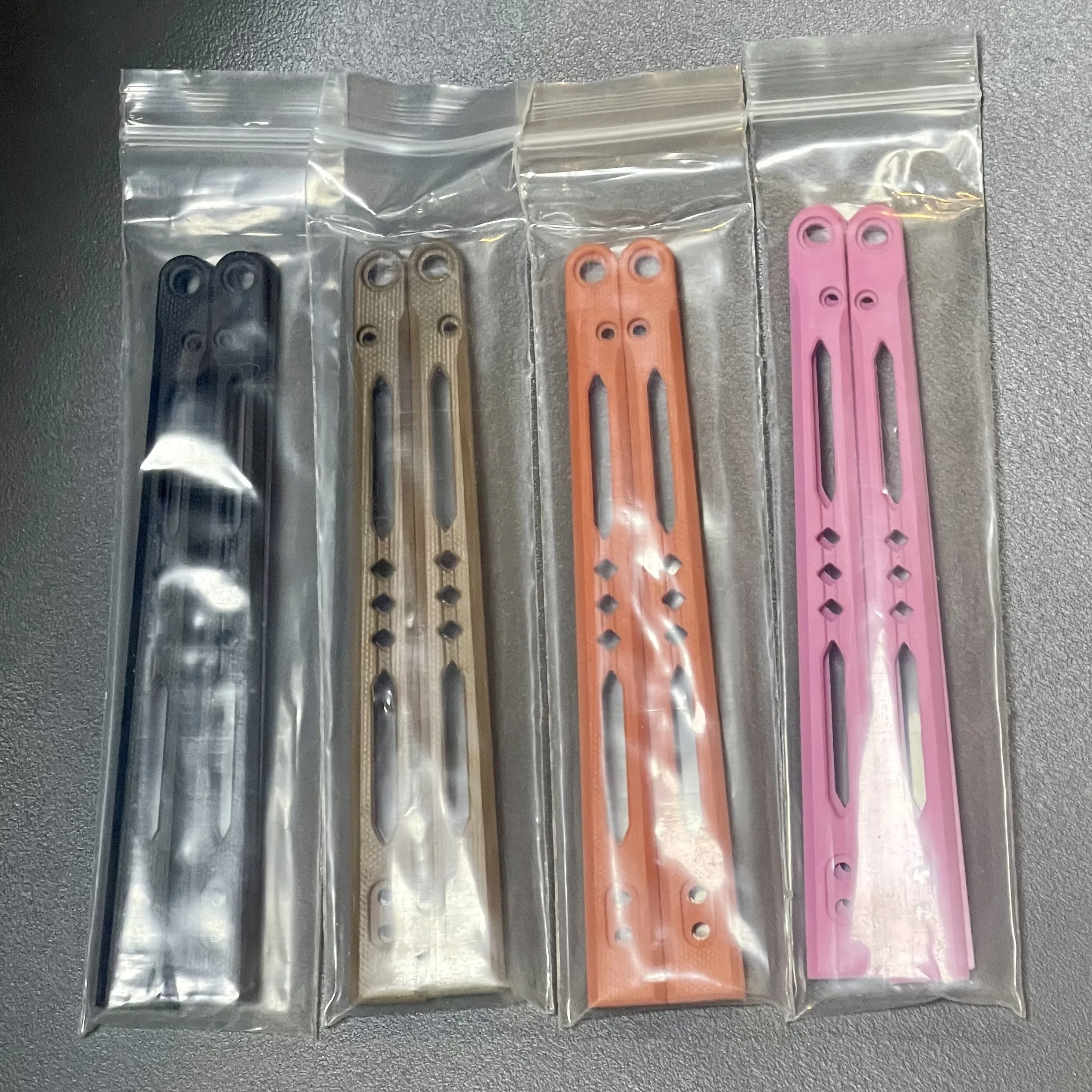 موازين G10 مخصصة لـ Baliplus REP Balisong، إصدار الماس، مثالية لـ Flipper Pro #2