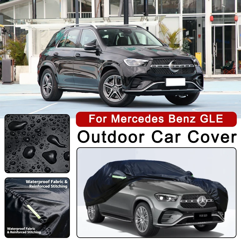 

Всесезонный автомобильный чехол для Mercedes Benz GLE W166 W167 450 53 C92 C167 — полная защита на открытом воздухе, водонепроницаемый, пылезащитный, солнцезащитный