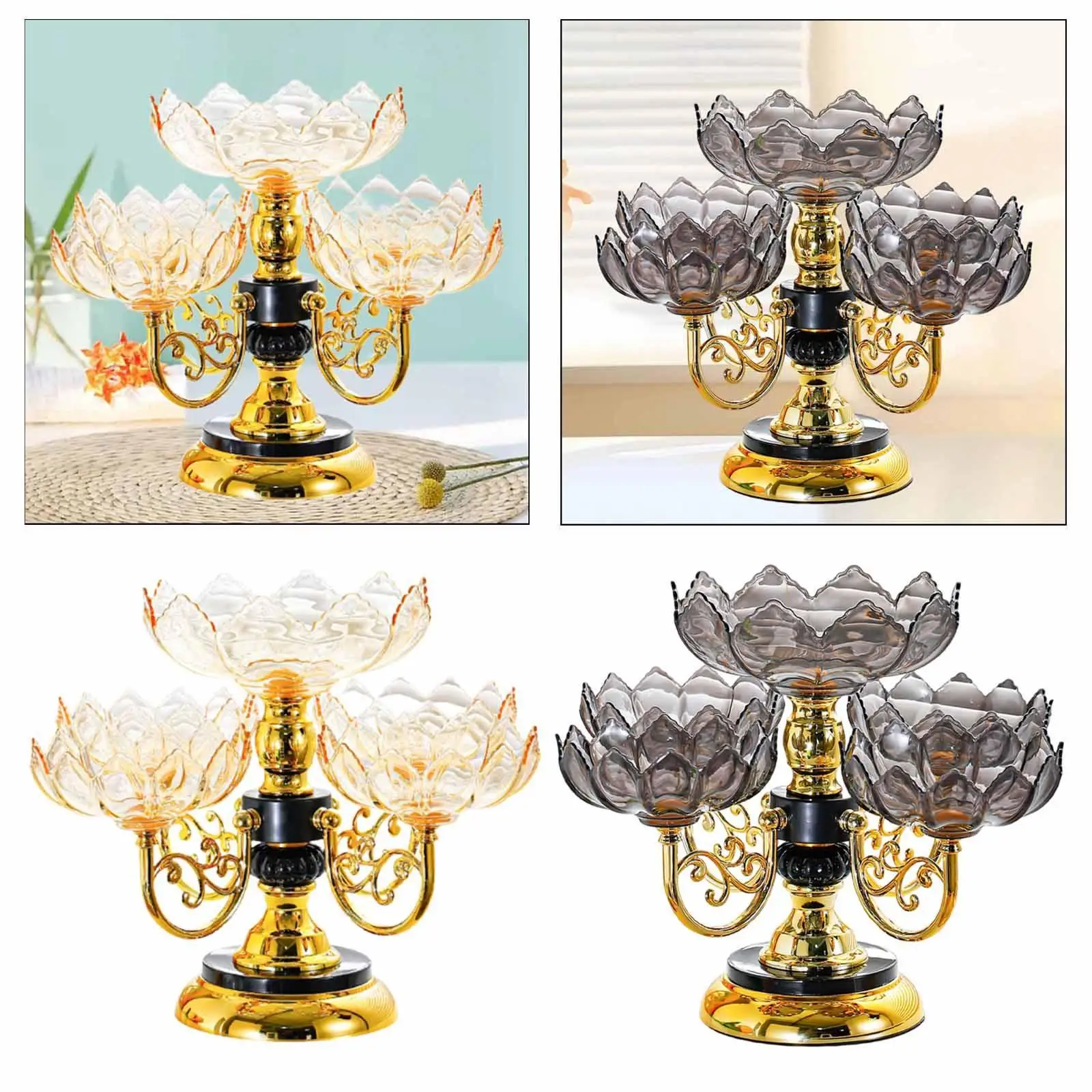 صينية تقديم الوجبات الخفيفة الدوارة، طبق فواكه مجففة لمطعم الفندق المنزلي