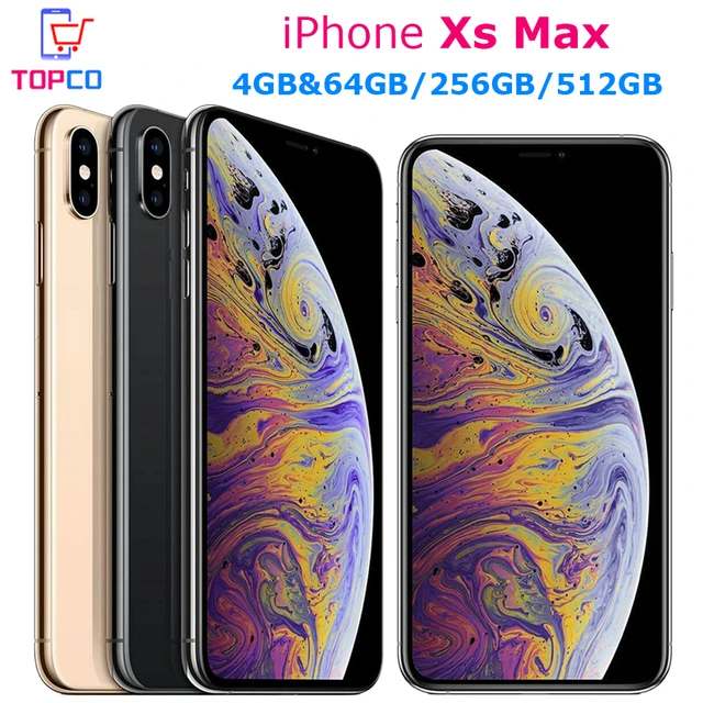 Original Apple iPhone XS Max 64GB/256GB/512GB Smartphone 6.5