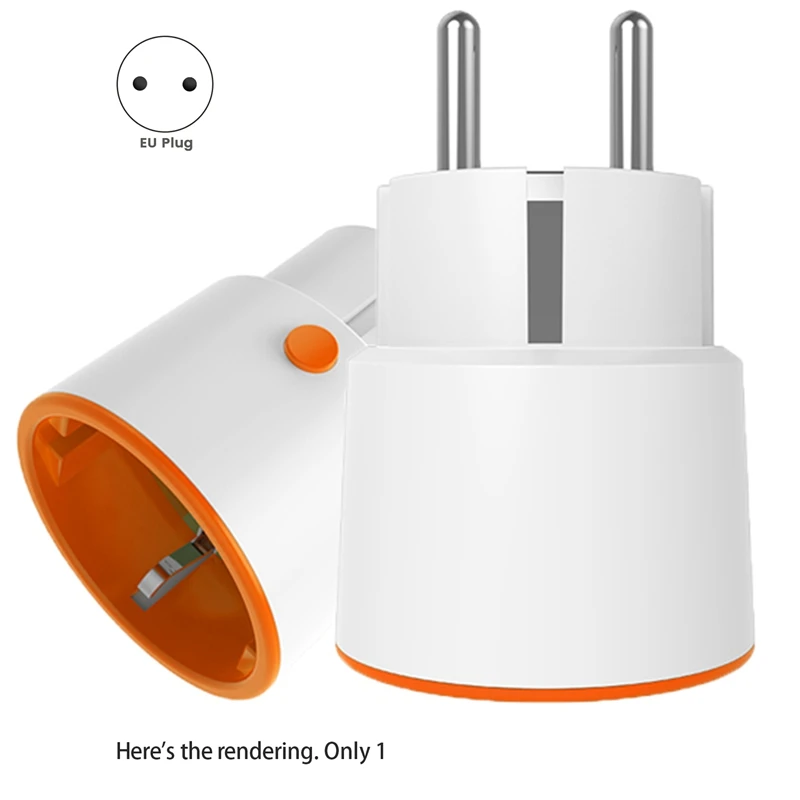 Tuya Smart Zigbee Power Plug EU 16A Socket Kwh Electricity Energy Monitor Singal Extender Repeater Replacement Accessories