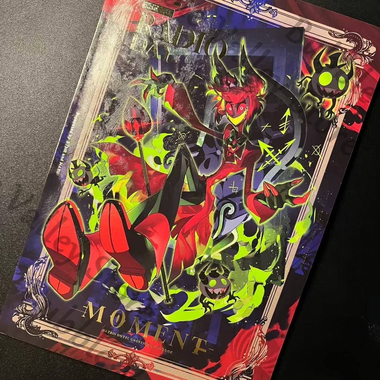 

Anime Alastor Genuine Hazbin Hotel Cosplay THE RADIO DAY MOMENT BTMR Art Book Cartoon Album of Painting Japanese Version Gift