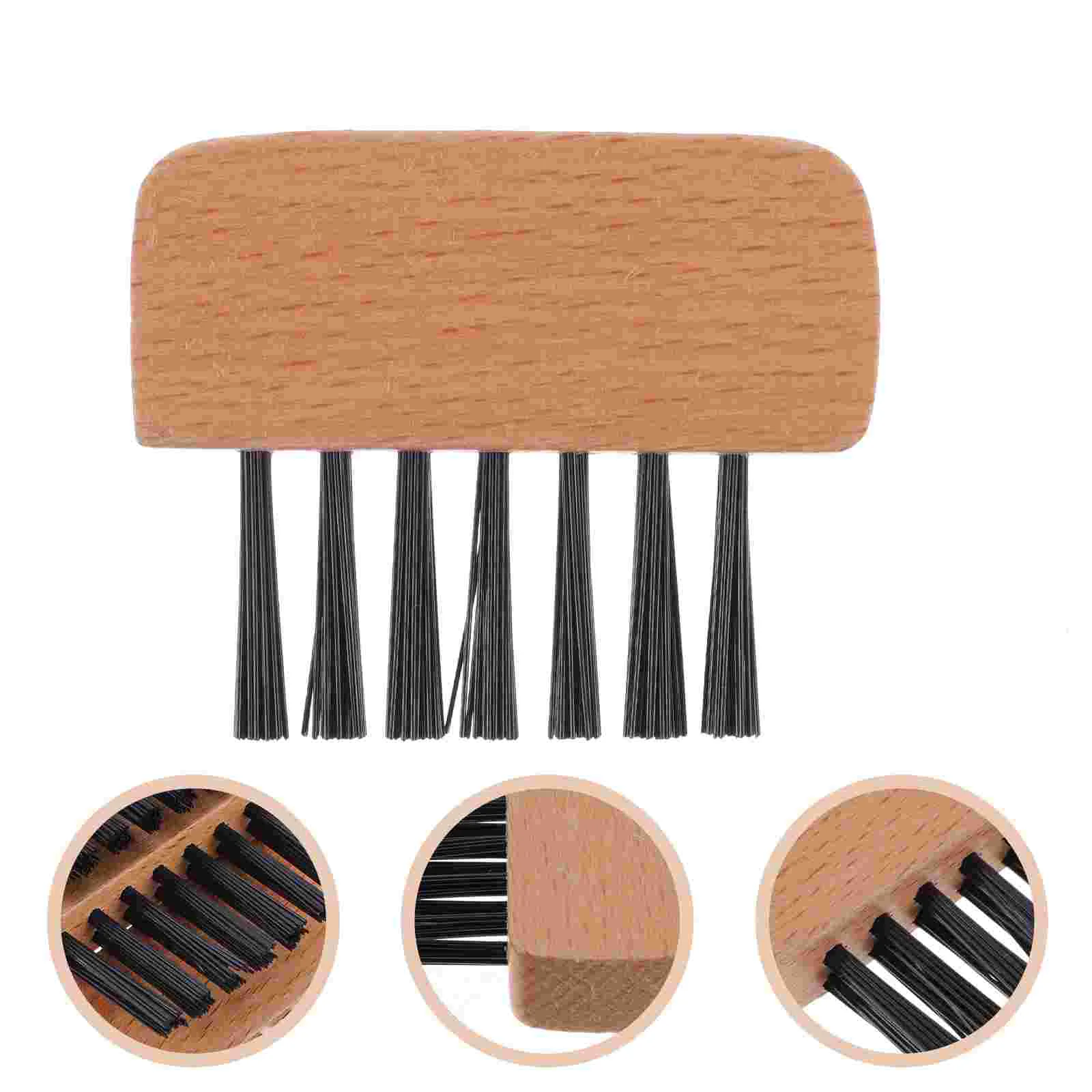 

3 Pcs Softball Brush Cleaner for Home Plate Small Umpire Gear Referee Wood Handle Cleaning Supply