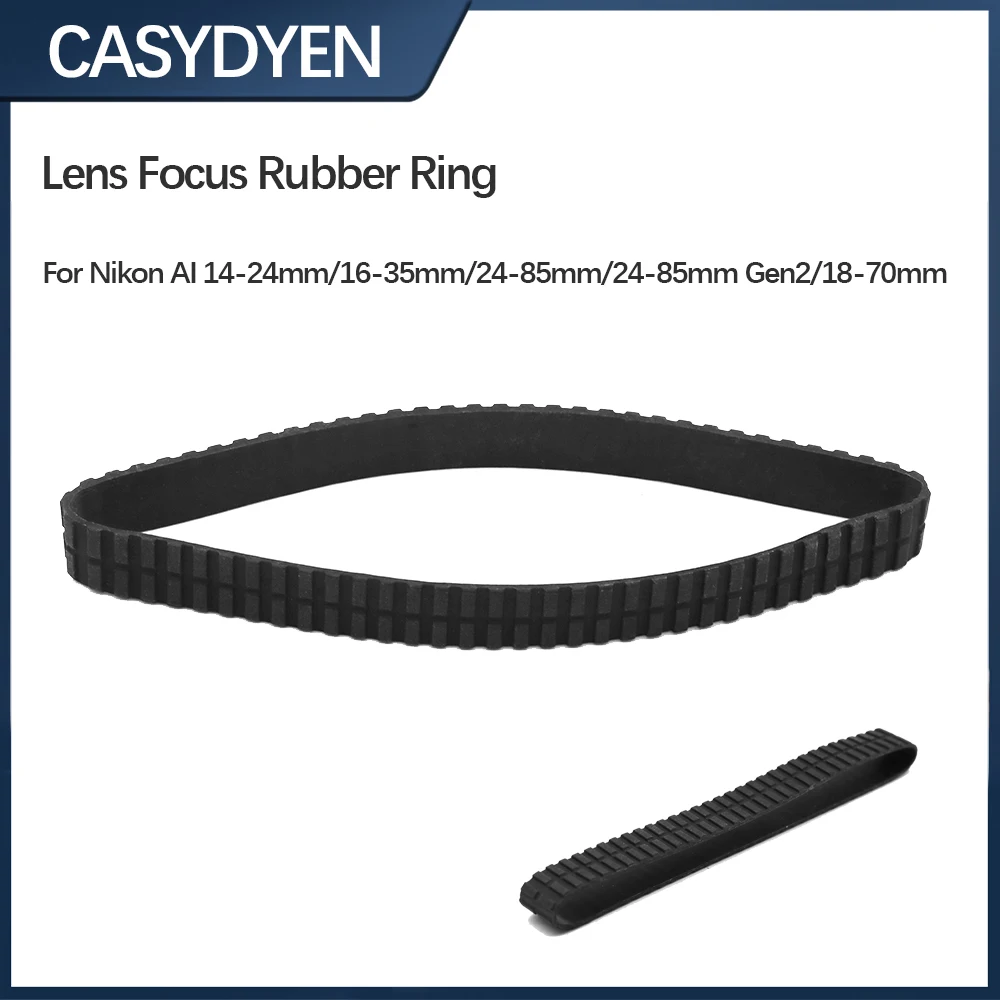 Lens Focus Rubber Ring Rubber Grip Rubber For Nikon AI 14-24mm/16-35mm/24-85mm/24-85mm Gen2/18-70mm Camera Accessories