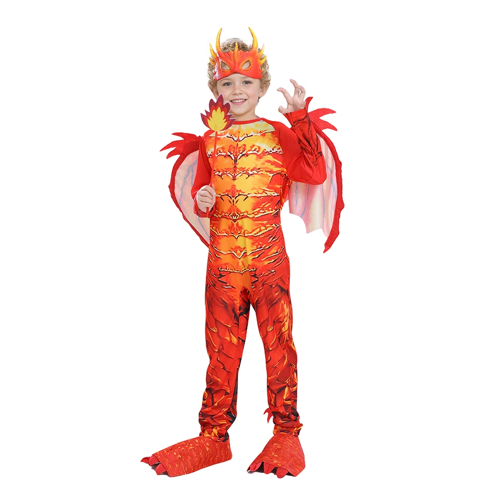 Child Fire Breathing Dragon Costume 6
