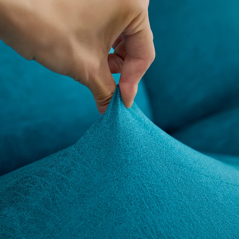 

1/2/3 Seater Leather Like Recliner Sofa Covers 4/6/8 Pieces Recliner Couch Covers Washable Stretch Reclining Sofa Slipcovers