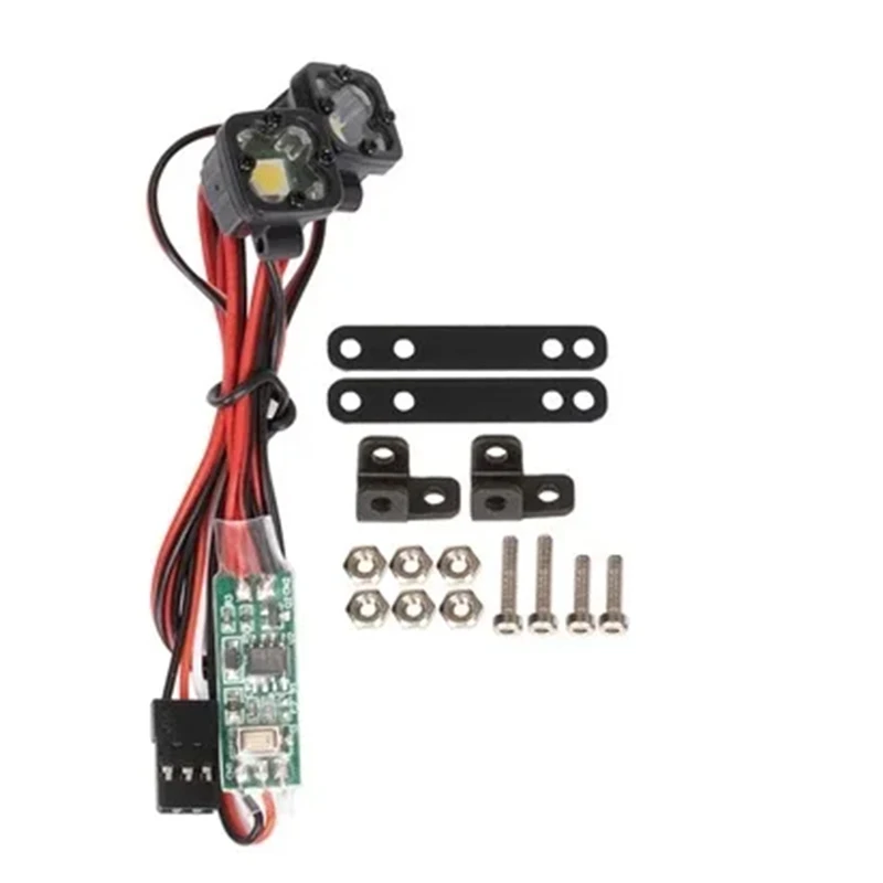 RC Helle LED-Leuchten Scheinwerfer Scheinwerfer für 1/10 RC Car Crawler Axial Traxxas TRX4 TRX6 SCX10 90046 AXI03007 Wraith Gen8 VS4-10