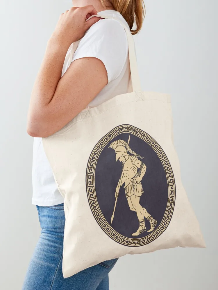 

Greek soldier - gold Tote Bag Women's shopping bag reusable grocery bags shopper bag woman Shopper