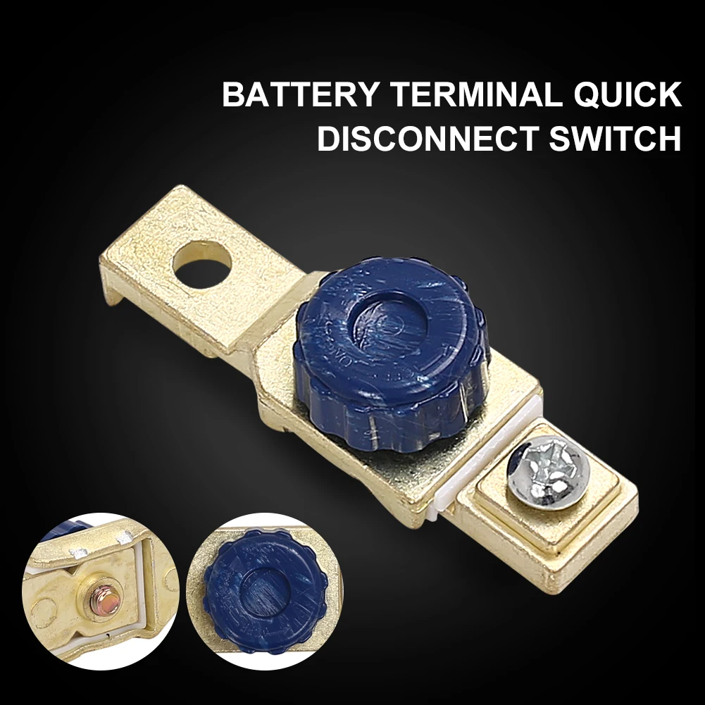 Battery Cut-off Switch Car Motorcycle Battery Terminals Quick Disconnect Rotary Isolator Kill Switch Car Truck Parts