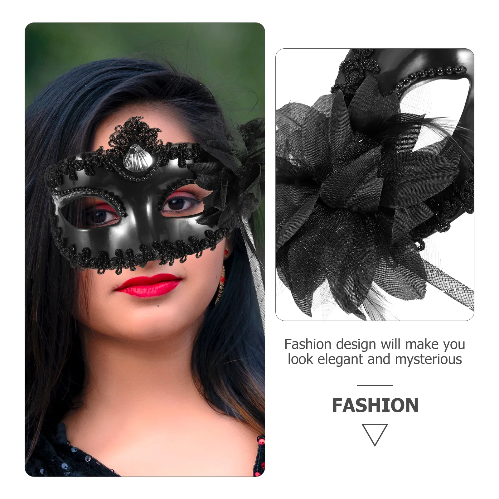 

Hand Mask Masquerade Ball Beautiful Masks Costume Party Cosplay Performance Props Gold Lace Couple Girls'