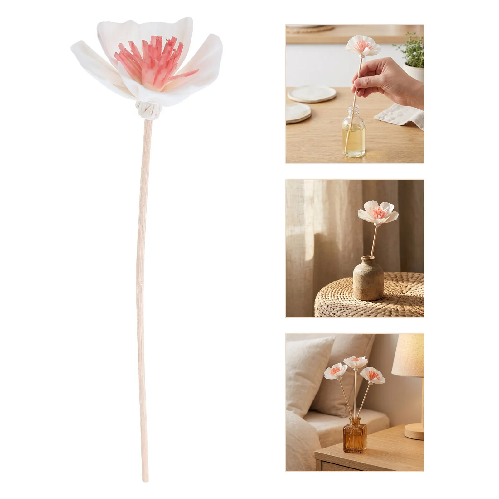10Pcs Essential Oil Diffuser Sticks Black Porous Reed Replacement for Home Bathroom Living Room Fragrance Diffuser Aromatherapy