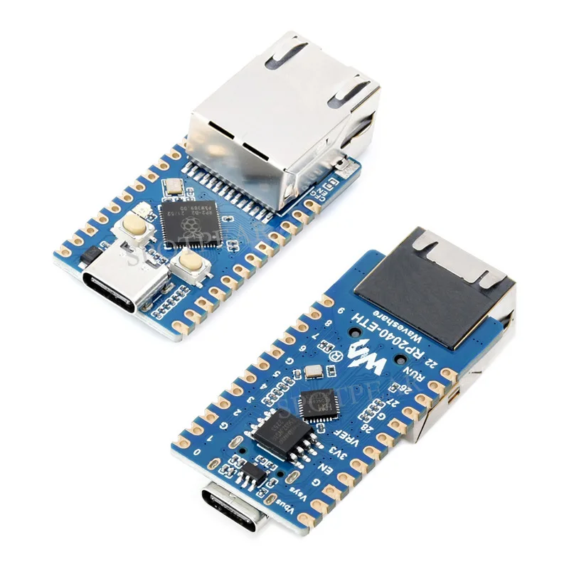 Raspberry Pi Pico RP2040-ETH Mini Development Board RP2040 Ethernet Port Module RP2040 Dual Core Processor