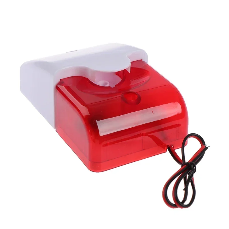 

120dB Strobe Siren Alarm | 5V-220V Wide Voltage LED Flash + Voice Alert for GSM/WiFi/PSTN Burglar System Home/Shop Security