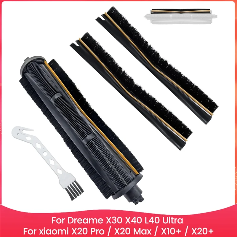 A74G-Tricut فرشاة قطاع مجموعة Fordreame X30 X40 L40 Ultra Xiaomi X20 Pro / X20 Max / X10+ / X20 + قطع غيار الفرشاة الرئيسية