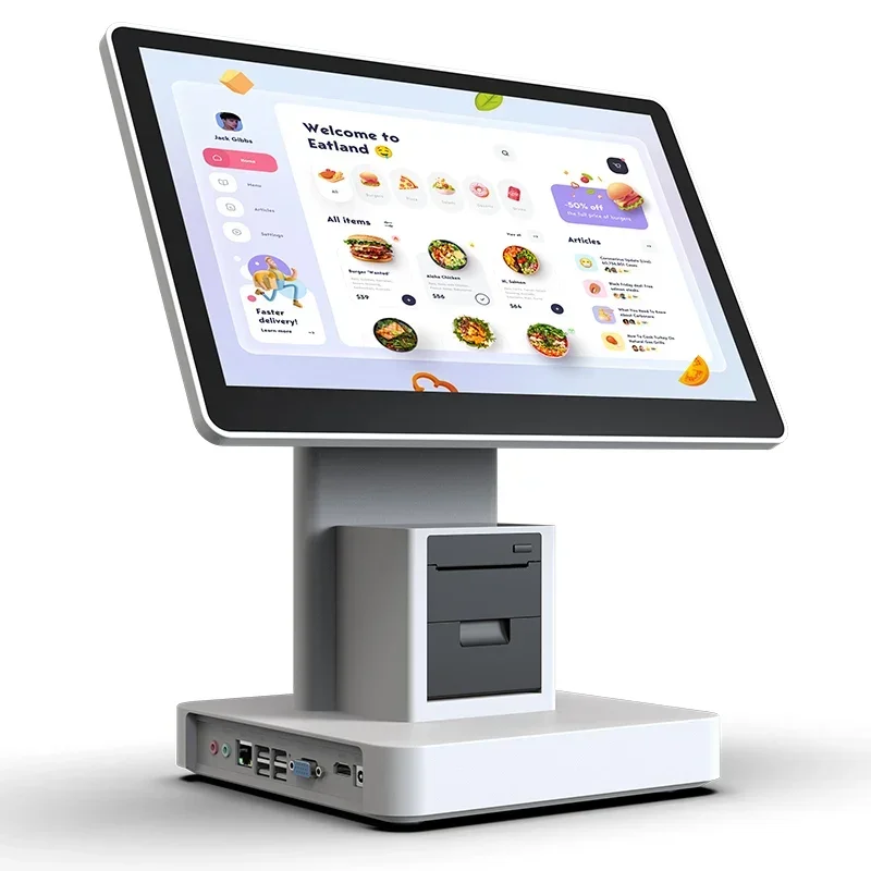 FOR N16W 4GB+16GB 15.6 Inch Window 10 Touch Screen POS System Terminal For Retail Shop And Supermarket