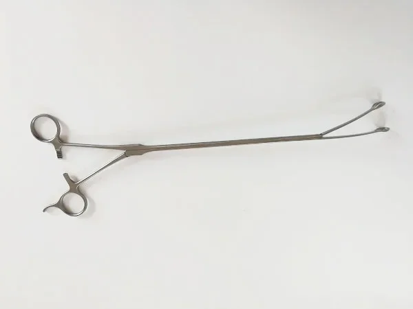 Pinza per presa linfonica in acciaio inossidabile per toracoscopia medica