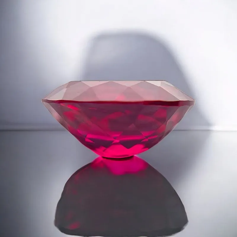 Top Lab Grown Ruby Oval Shape Pigeon Blood Red Color Selectable AGL Certificate Charms Gemstone DIY Advanced Jewelry Materials