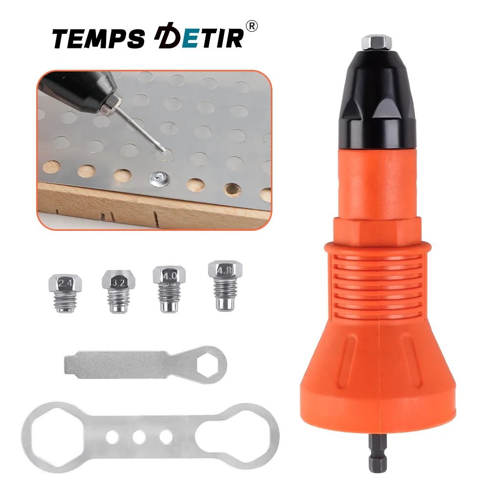 

Электрический адаптер пистолета, бытовой заклепки, 2,4 мм/3,2 мм/4,0 мм/4,8 мм заклепки, многопроцессорные инструменты, заклепки