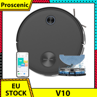 Proscenic V10 Robot Vacuum Cleaner 3 In 1 Vacuuming Sweeping and Mopping 3000pa Vibrating Mopping System LDS Navigation