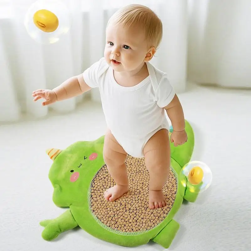 Soothing Plush Toy Cartoon Baby Sleep Calming Plush Play Mat Activity Sleeping Pillows Portable Snuggle Toy For Kids 6 Months