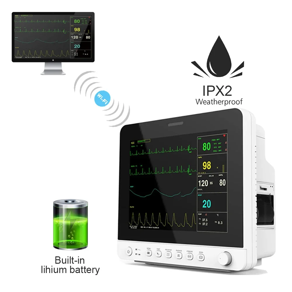 CONTEC CMS8000-1 IBP ETCO2 Multiparameter vital sign China Patient