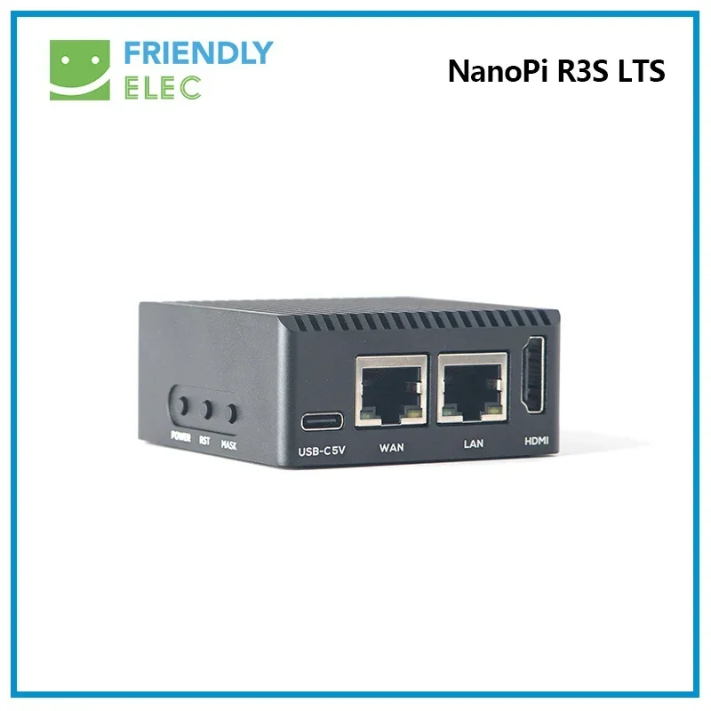 NanoPi R3S-LTS Rockchip RK3566 | 1GB/2GB RAM+0GB/32GB EMMC | Dual Gbps Ethernet Port CNC Metal Case 1GB/2GB RAM + 0GB/32GB EMMC image 6
