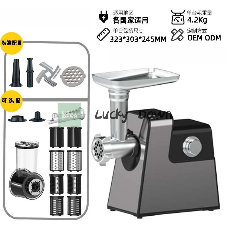 

Meat Grinder, Small Household, Stainless Steel Meat Grinder, Multi-function Automatic Electric meat grinder
