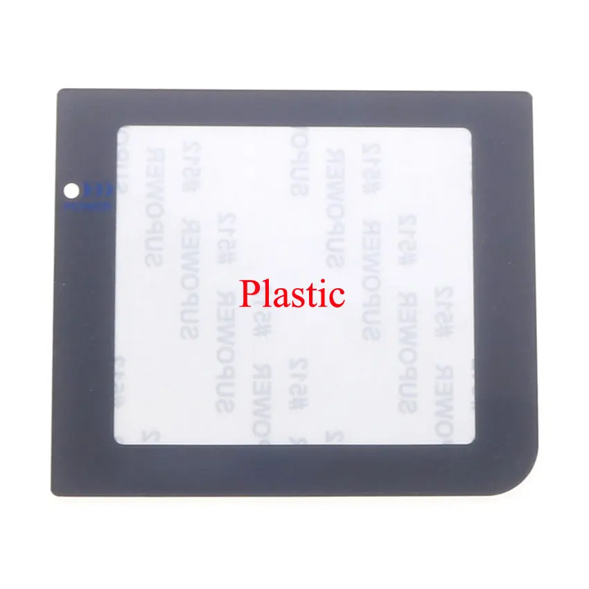 YuXi Pengganti Lensa Layar Kaca Plastik untuk Gameboy Pocket GBP Penutup Pelindung Lensa Layar LCD