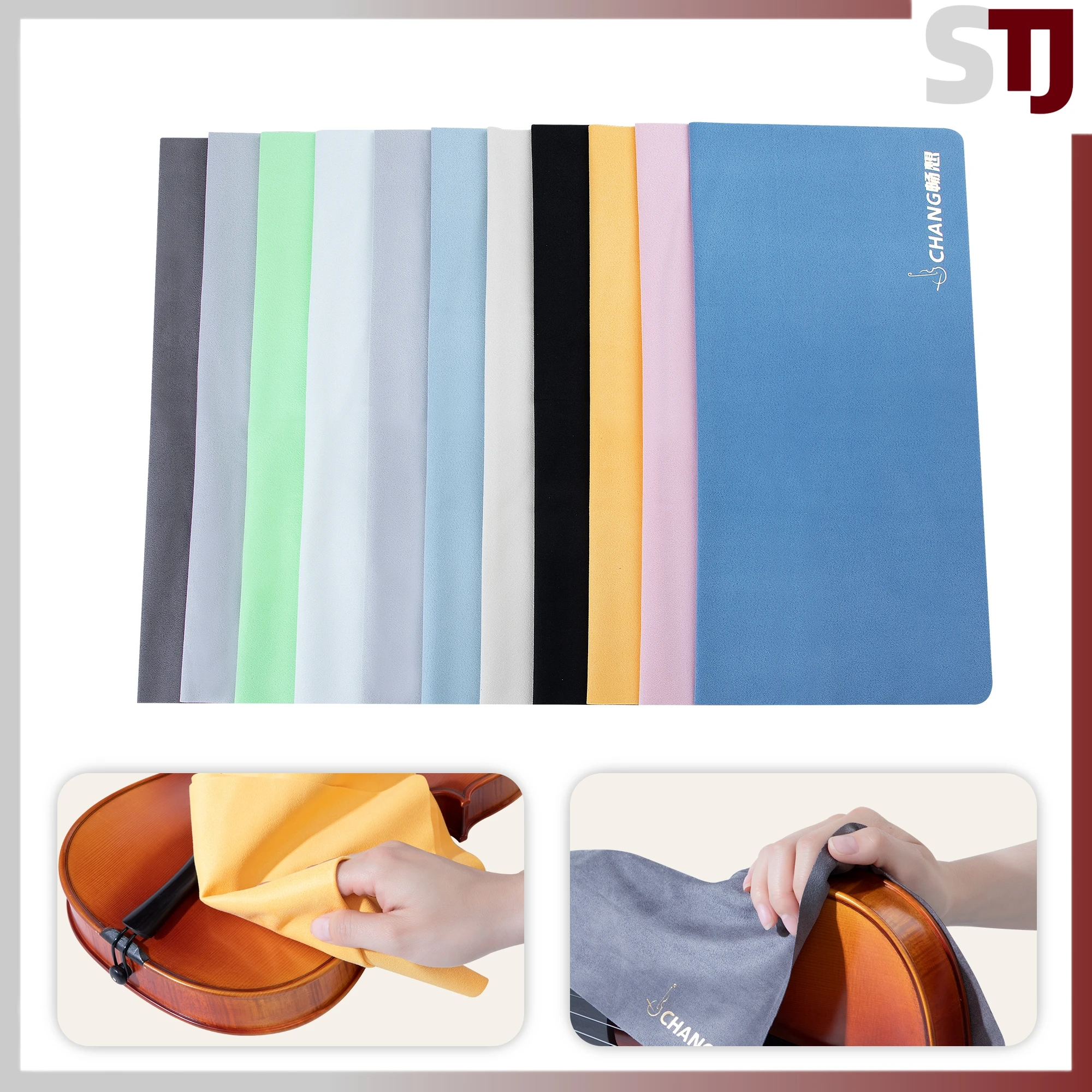 1/5pcs Soft professional cleaning cloth dust cloth Universal instrument wiping cleaning cloths Daily household violin aner