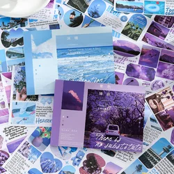 50 pcs Beautiful scenery Stickers book creative diary album Decorative Adhesive DIY Scrapbooking Junk Journal Supplies