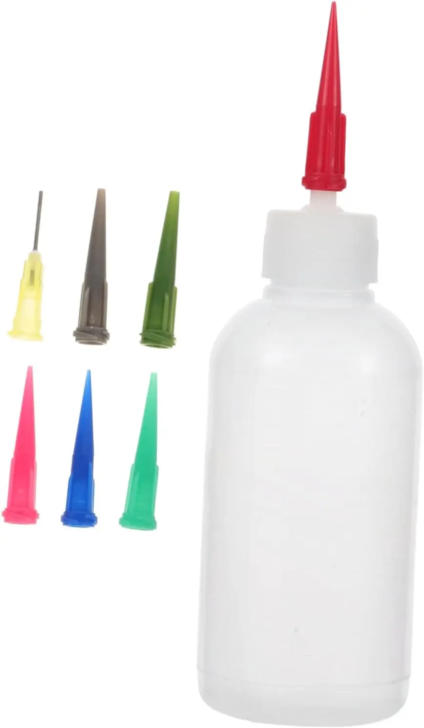 Ceramic Glue Bottle Precision Applicator Tool With Stainless Steel Tip For Crafts Slip Glue Liquid Wax Resin