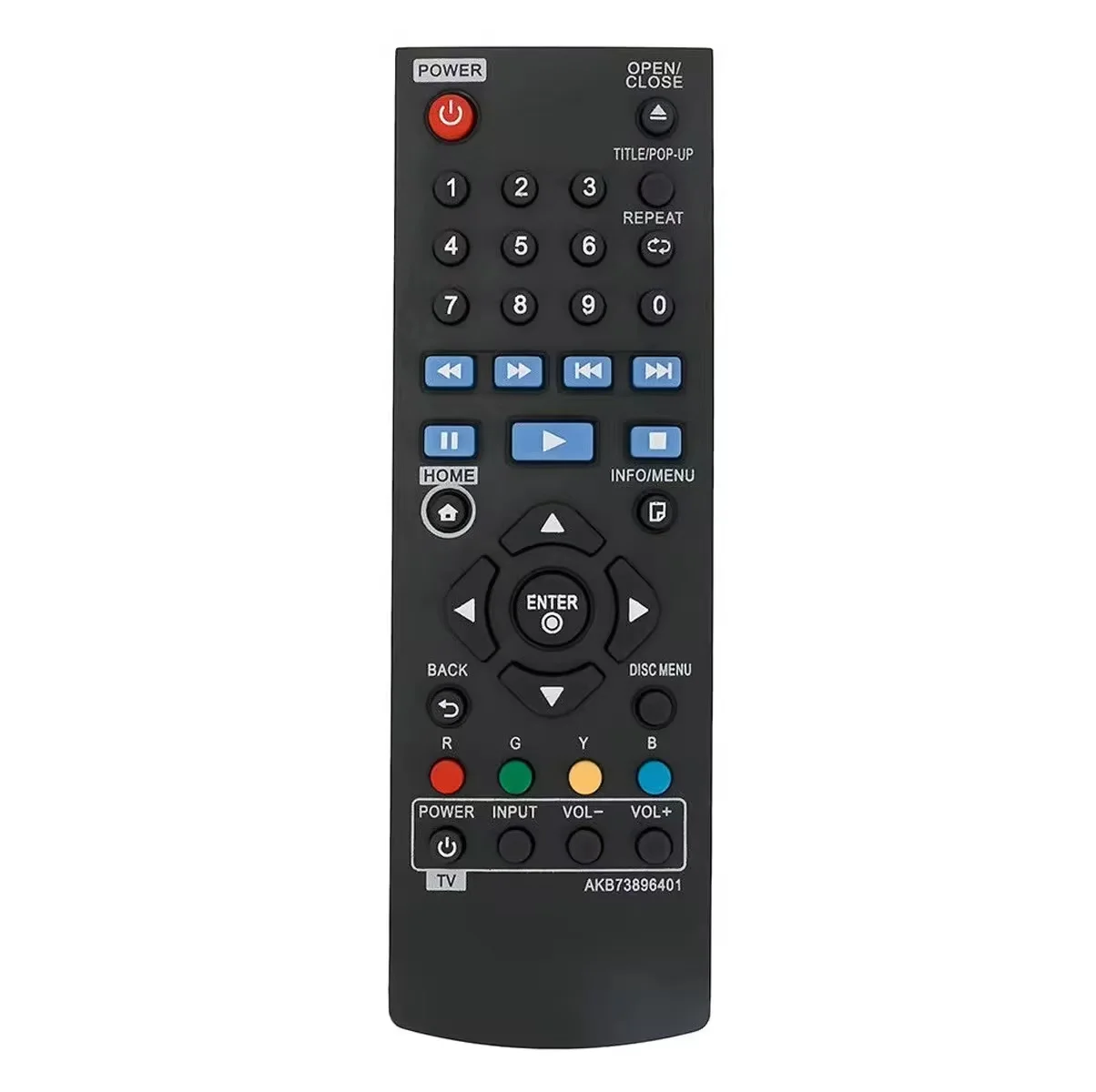

AKB73896401 Remote Control for lg Blu-ray Disc DVD Player BP340 BP135 BP335W QXNF