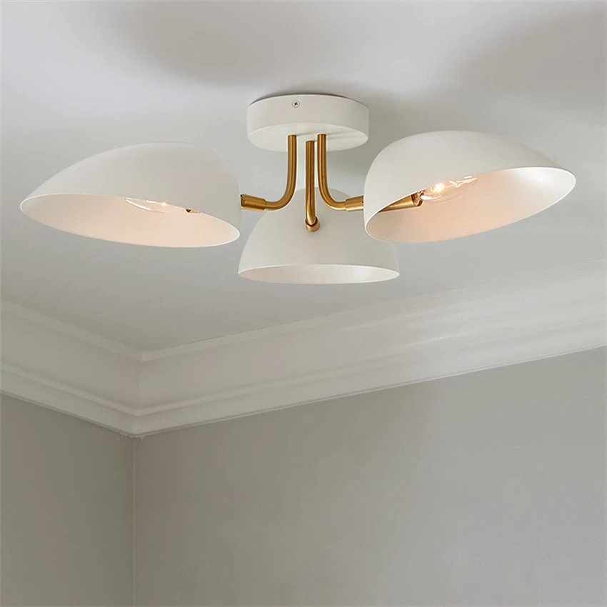 Nordic modern duckbill shape ceiling lights hallway lights Bedroom black white chandelier cloakroom lamps lighting fixtures