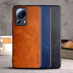 Case for Xiaomi 13 Lite 5G coque Luxury Vintage leather Skin cover funda for xiaomi 13 lite case capa