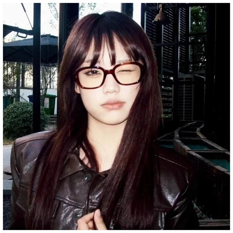 

Новые черные квадратные компьютерные очки в оправе для женщин и мужчин, прямоугольные очки с защитой от синего света, блокирующие оптические очки для очков