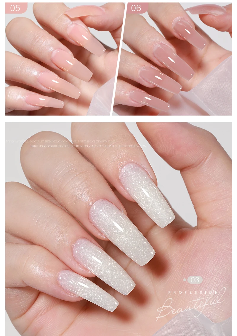 AS 15 ml Nagelverlängerungsgel, Nagelaufbau, Poly-Nagel-Acryl-Gel, UV-LED, schnelle Verlängerung des Kristallmodells, schmerzloser Kristall-Renis-Kleber – Detail 7