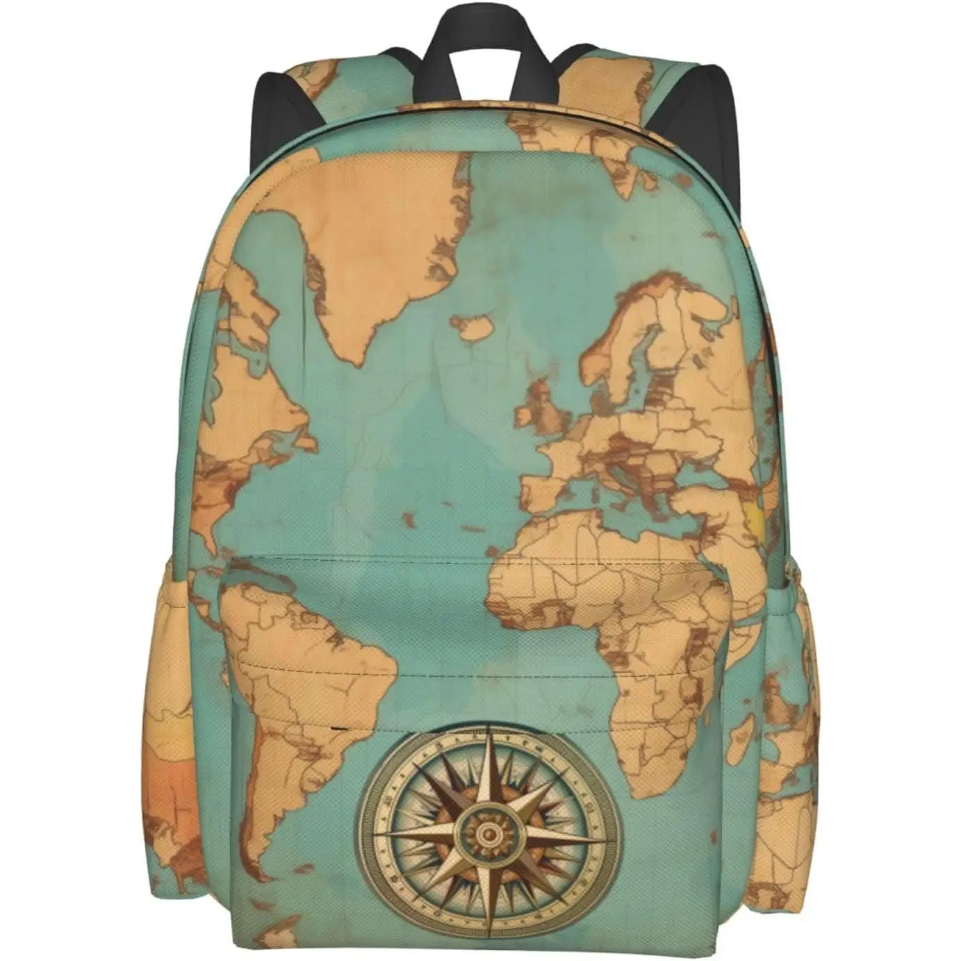 

Map Backpack Laptop Backpacks Multipurpose Daypack For Men Women Travel Hiking
