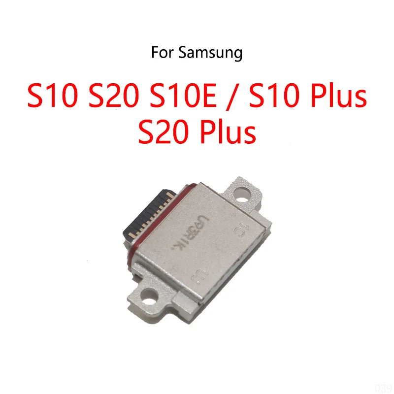 For Samsung Galaxy S10 G9700 / S10 Plus S10+ G9750 S10E Type-C USB Charging Dock Charge Socket Port Jack Plug Connector