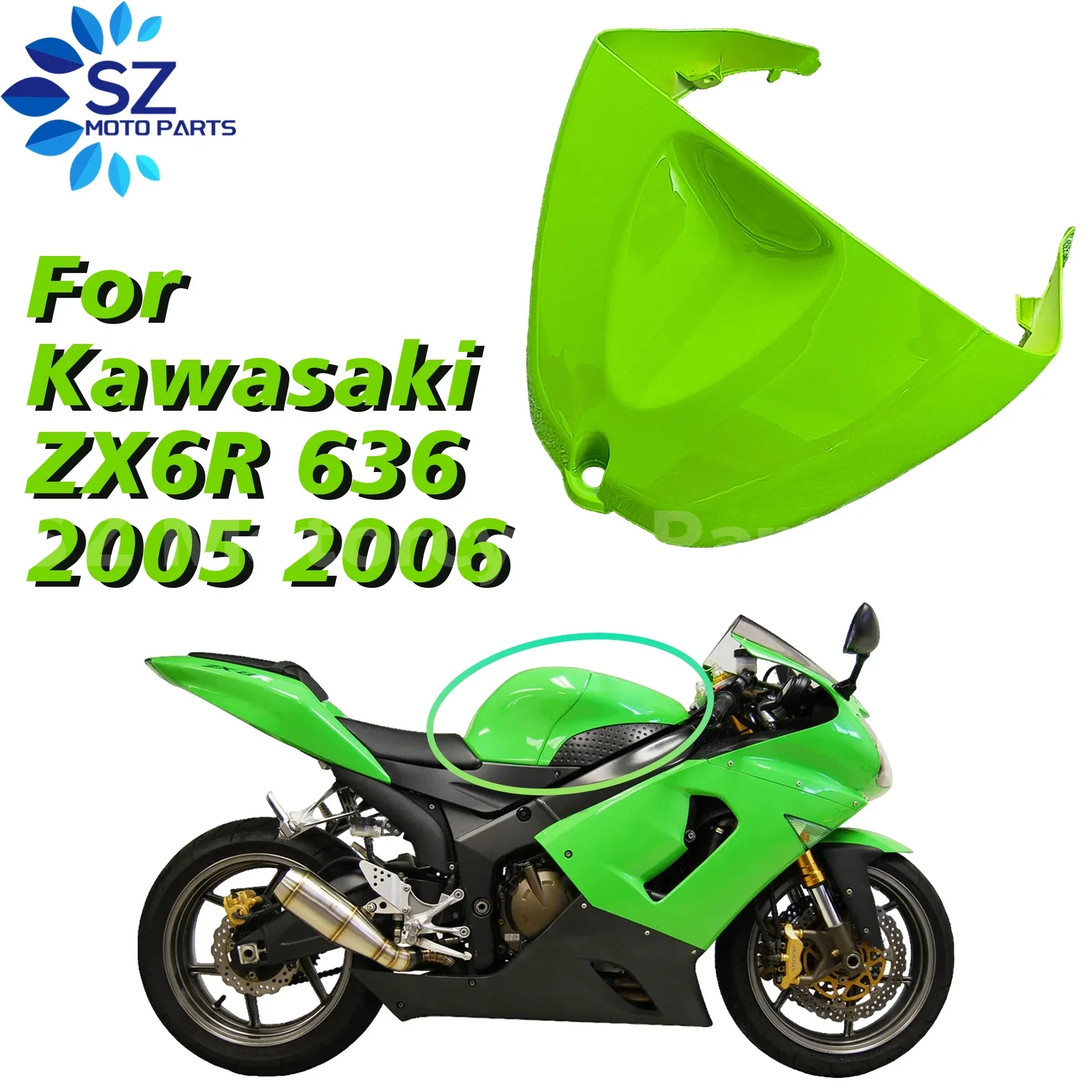 

Motorcycle Rear Passenger Cowl Seat Back Cover Fairing Part For Kawasaki Ninja ZX6R 636 2005 2006 Accessories