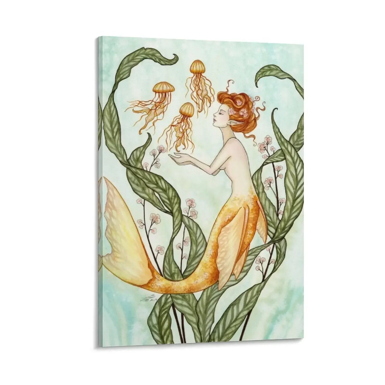 

Jellyfish Charmer Canvas Painting room decoration accessories fashion wall paintings room decorations for girls