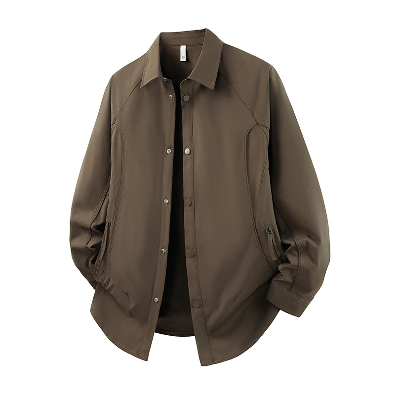 

Men's Long Sleeve Shirt Spring Summer Fashion Solid Casual Shirt Jacket Minimalist Versatile Commuter Streetwear Daily Outing