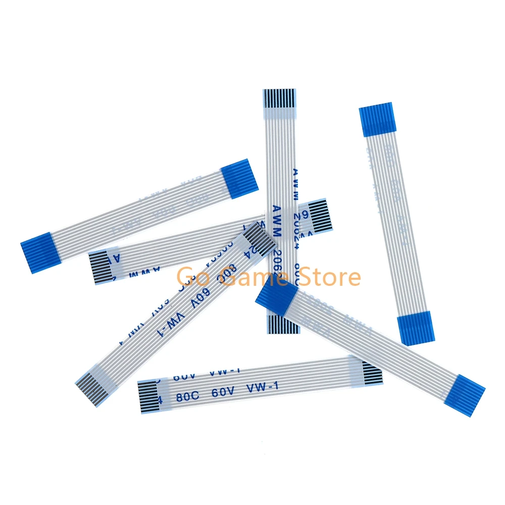 6 peças para controlador ps4 12 pinos 14 pinos placa de carregamento cabo interruptor de alimentação 10 pinos touchpad fita cabo flexível