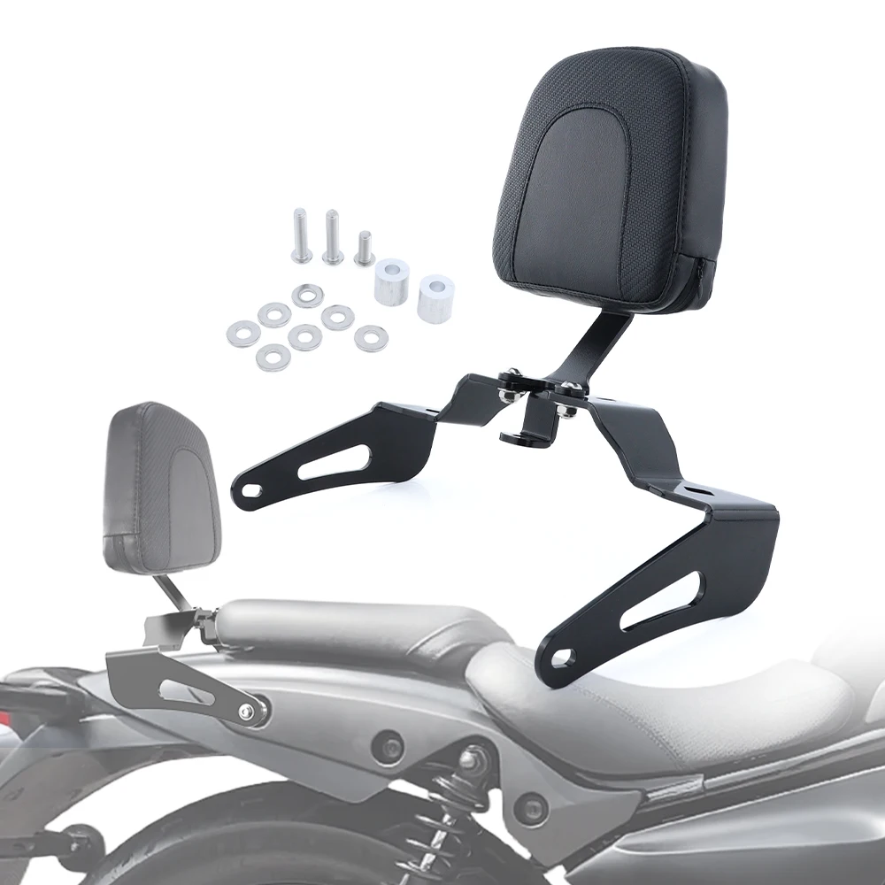 

For Kawasaki Eliminator 500 2024-2025 Eliminator500 Motorcycle Steel Detachable Passenger Sissy Bar Backrest with Cushion Pad