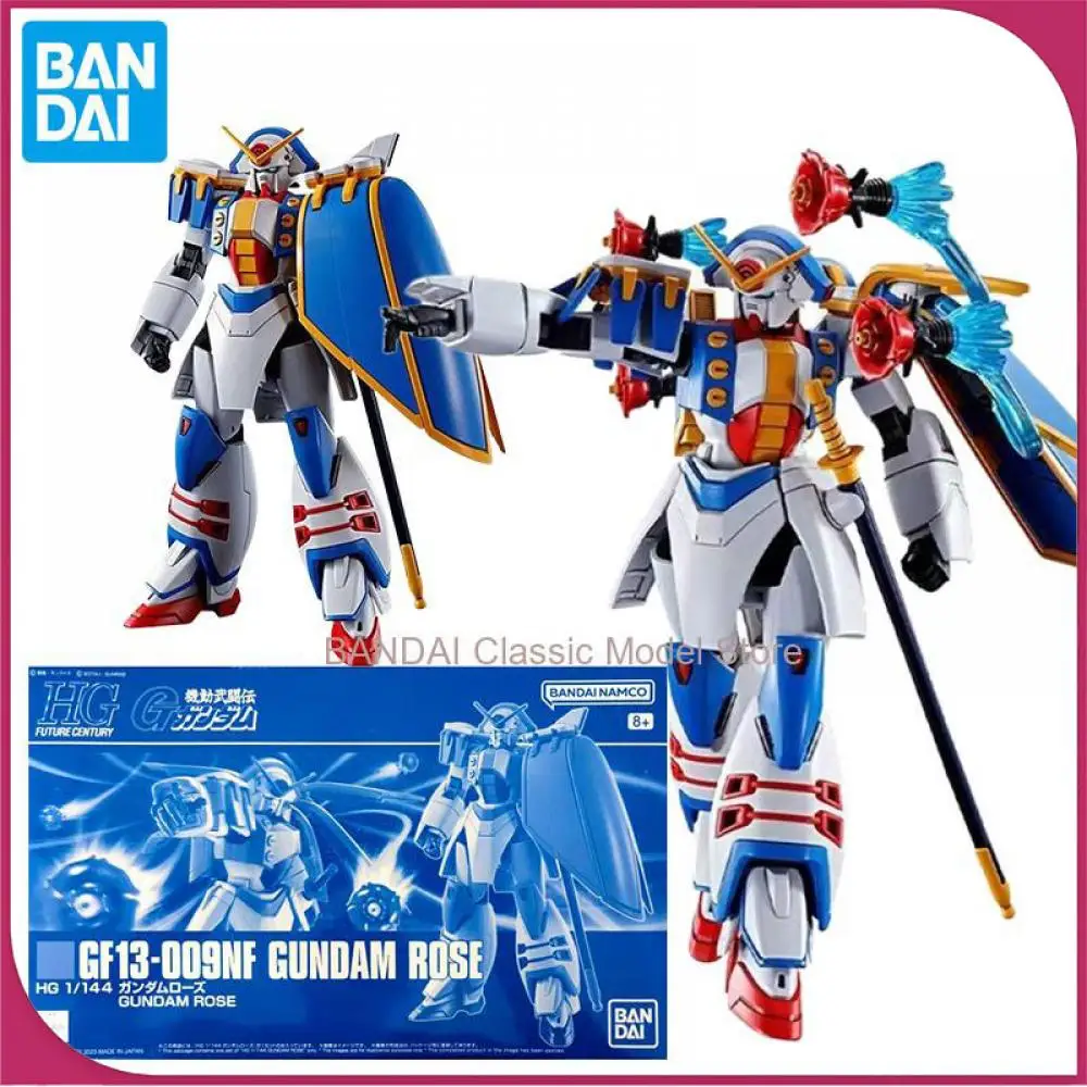 

Bandai Model Kit HGFC 1/144 GF13-009NF GUNDAM ROSE Action Figure GUNDAM Anime Assembly Model Doll Toys Gifts for Children