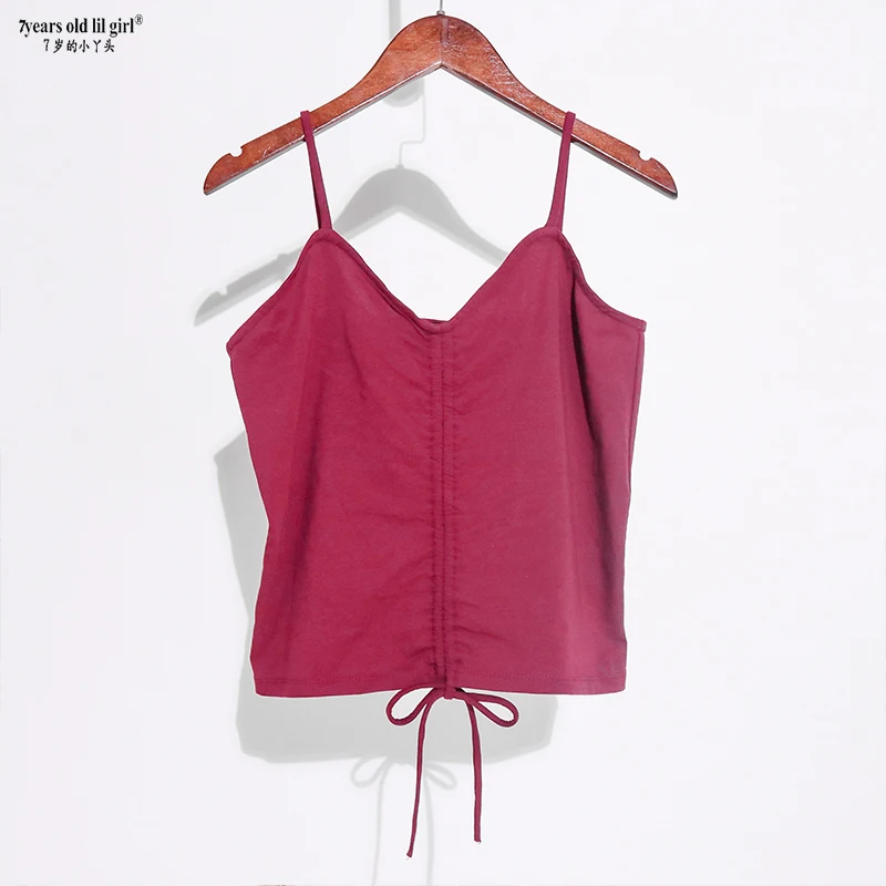 Yoga Dance Art Versatile Soft And Comfortable Vest Strap L-String Back Cotton Top Women H110