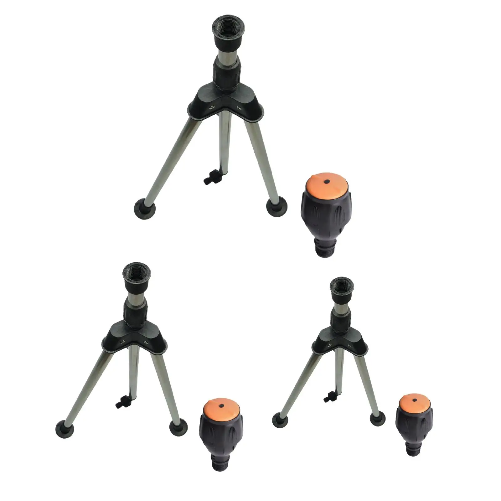 Tripod Sprinkler 360° Coverage Garden Water Sprinkler Rotating Tripod Sprinkler for Garden Yard Nursery Large Area Agriculture