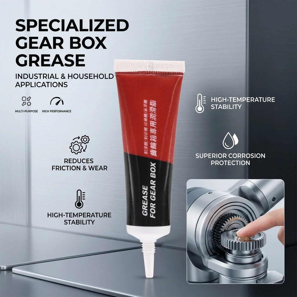 15g Set High-Temperature Resistant Mechanical Grease for Cutting And Filling Machines Gearbox Lubricating Oil Noise Reduction