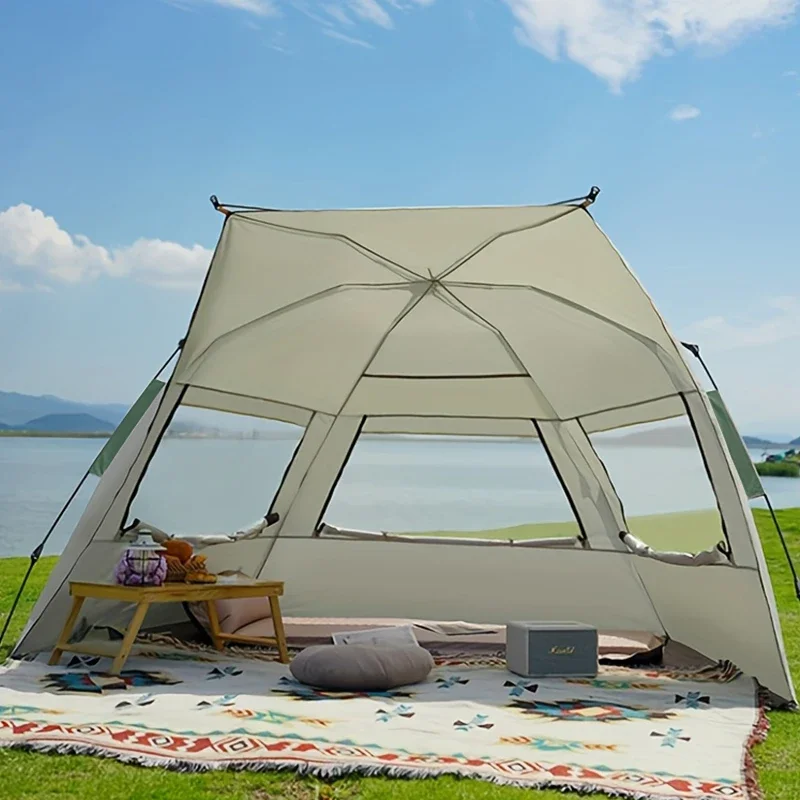 Portable pop-up beach tent windproof and sunshade