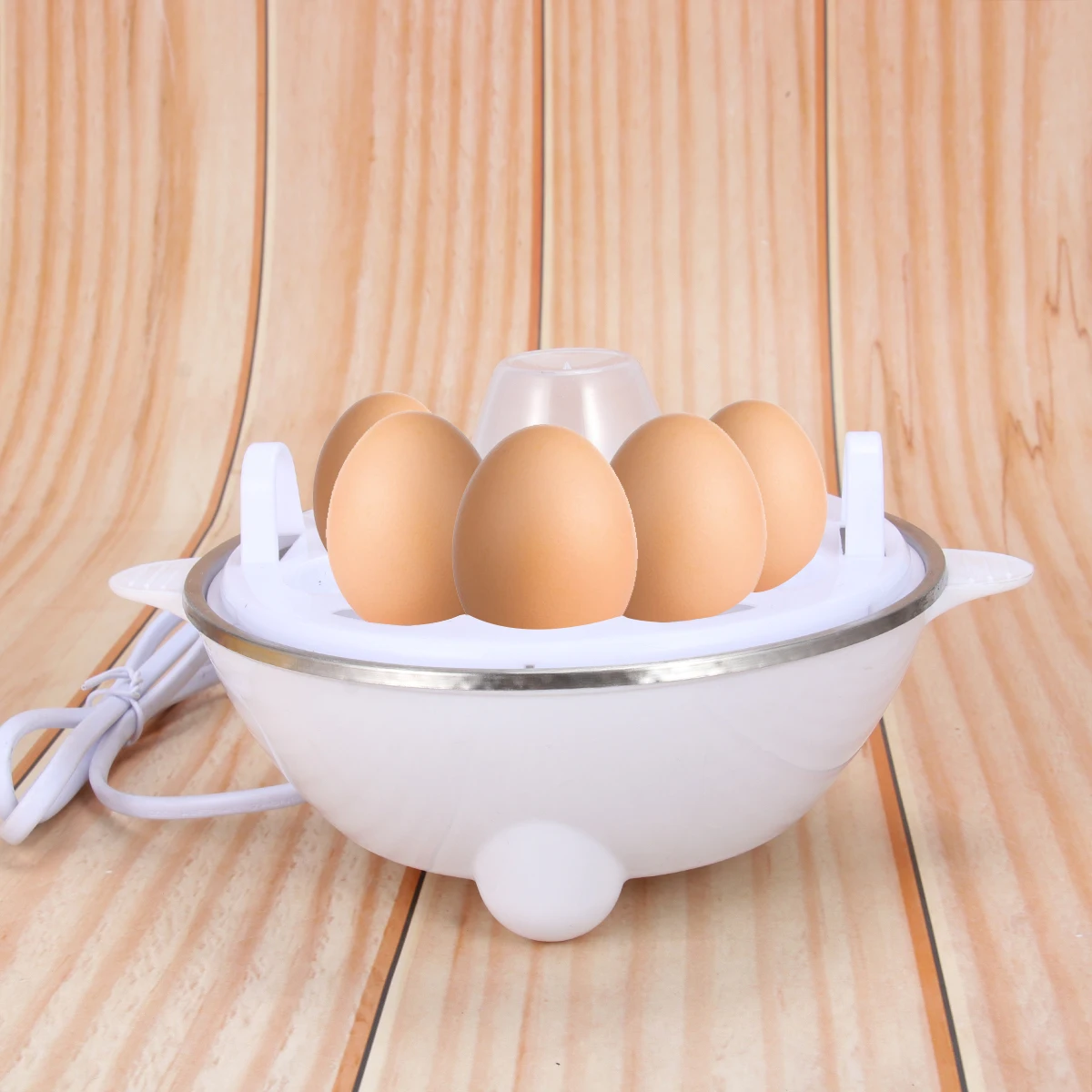 

Egg Steamer Poacher Cooker Multifunction Kitchen Utensil Yellow Chicken Shape Boiler Lightweight Portable PP Material Stainless